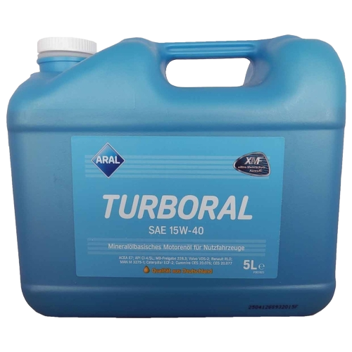 Моторное масло Aral Turboral 15W-40, 5л